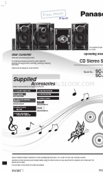 Panasonic SA-AK580 Operating Instructions Manual