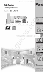 Panasonic SA-DT310 Manuale di istruzioni per l'uso