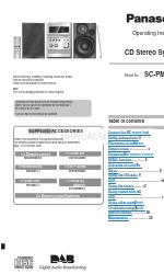 Panasonic SA-PMX3DB Manuel d'utilisation