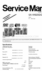 Panasonic SA-VK825D Servicehandleiding