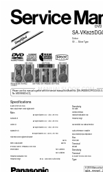 Panasonic SA-VK825D Servicehandleiding