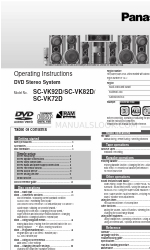 Panasonic SC-VK82D Manual de instrucciones