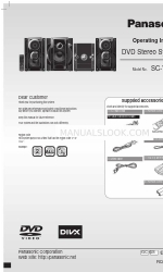 Panasonic SC-VKX80 Instrukcja obsługi