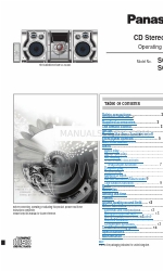 Panasonic SCAK330 - MINI HES W/CD PLAYER Operating Instructions Manual