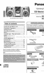 Panasonic SCAK340 - HES SYSTEM Operating Instructions Manual