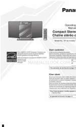 Panasonic SCHC20 - COMPACT STEREO SYSTEM Gebruiksaanwijzing