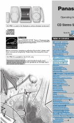 Panasonic SCPM31 - MINI HES W/CD PLAYER Operating Instructions Manual