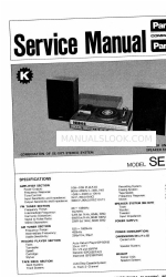 Panasonic SE-1077 Service Manual