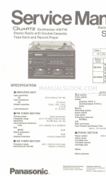 Panasonic SG-D16 Service Manual