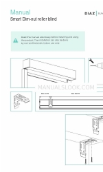 Diaz Smart Dim-out roller blind Manual