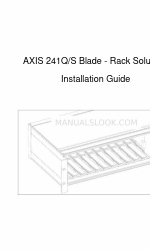 Axis 241Q Blade Посібник з монтажу