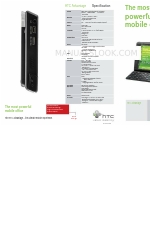 HTC Advantage X7500 Specifiche tecniche