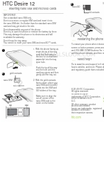 HTC Desire 12 Inserir manual