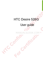 HTC DESIRE 526G Manuale d'uso