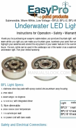 EasyPro BFL12 Instructions For Operation, Safety, Warranty