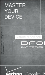 HTC DROID INCREDIBLE 2 by Verizon Quick Start Manual