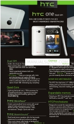 HTC HTC One Folleto y especificaciones