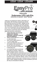 EasyPro LED2K Instructions For Operation, Safety, Warranty