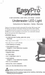 EasyPro LED6WS Instrucciones de uso