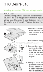 HTC Desire 510 Manuale di avvio rapido