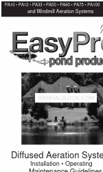 EasyPro PA33 Установка - эксплуатационное обслуживание