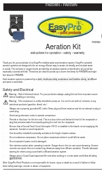 EasyPro PA8SWN Instructions For Operation, Safety, Warranty