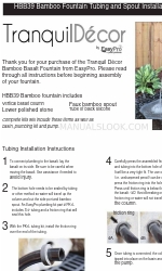 EasyPro Tranquil Décor HBB39 Installation Instructions