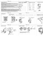 DICE DCR-300-CHG Instrukcja instalacji