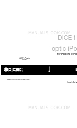 DICE Fiber optic iPod kit Panduan Pengguna