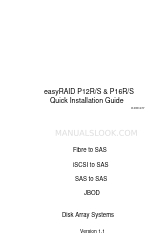easyRAID ERP12S-6SR2 Manual de instalação rápida