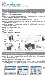 Bioness Ness H200 Clinician's Reference Card