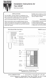 Alpha Communications TekTone Tek-View VM104 Kurulum Talimatları Kılavuzu