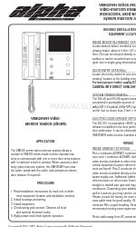 Alpha Communications VMH25WH Series Інструкція з монтажу та експлуатації