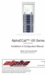 Alpha Communications AlphaECall 100 Series Handbuch zur Installation und Konfiguration