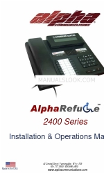 Alpha Communications AlphaRefuge 2400 Series Посібник з інсталяції та експлуатації