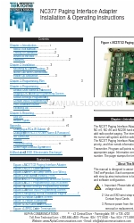 Alpha Communications TekTone NC377 据付・取扱説明書