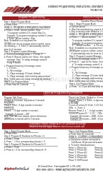 Alpha Communications RCB2100 Series Anweisungen zur Programmierung