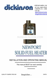 Dickinson Newport Solid Fuel Heater Manual de instalação e funcionamento