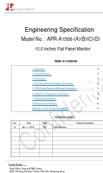 ALPHA DISPLAY APR-A1500-A Spécifications techniques