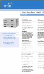 3Com 3C17700 - SuperStack 3 Switch 4900 데이터시트