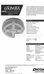 Dicon 650MBX 소유자 매뉴얼