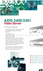 Axis 2400 Technical Specifications