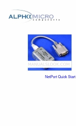 Alpha Micro components NetPort Manuale di avvio rapido