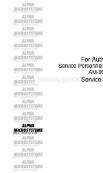 Alpha Microsystems AM-990 Service Manual