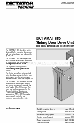 Dictator DICTAMAT 650 クイック・スタート・マニュアル