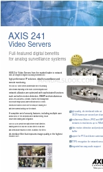 Axis AXIS 241QA Especificaciones