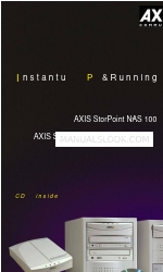 Axis StorPoint CD E100 Manuale