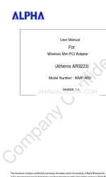 Alpha Networks WMP-N09 Manual del usuario