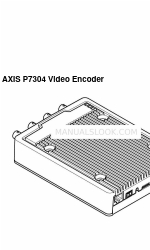 Axis P7304 インストレーション・マニュアル