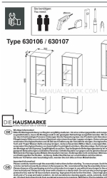 Die Hausmarke 630107 Manual de instrucciones de montaje